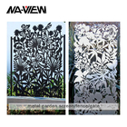 Customised Decorative Metal Fence Panels Water Jet Cutting